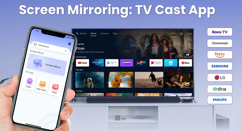 Screen Mirroring: TV Cast App