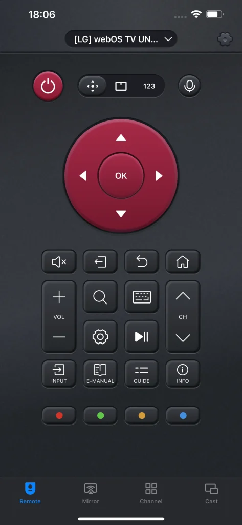 Remote LG