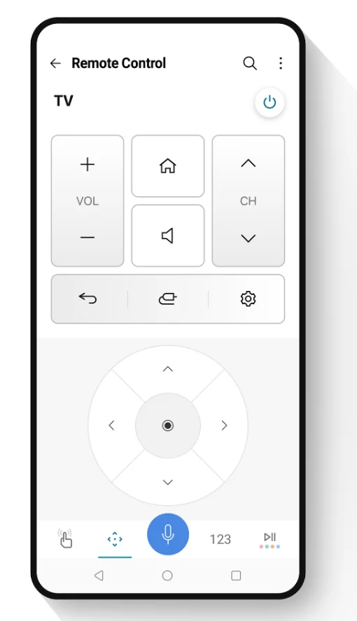 the user interface of LG ThinQ