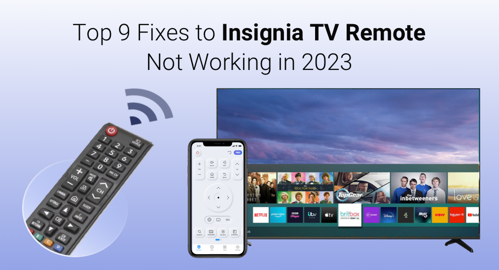 Insignia TV Remote Not Working