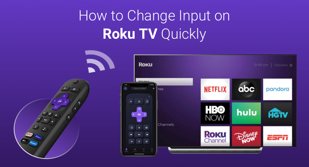 Change Input on Roku TV
