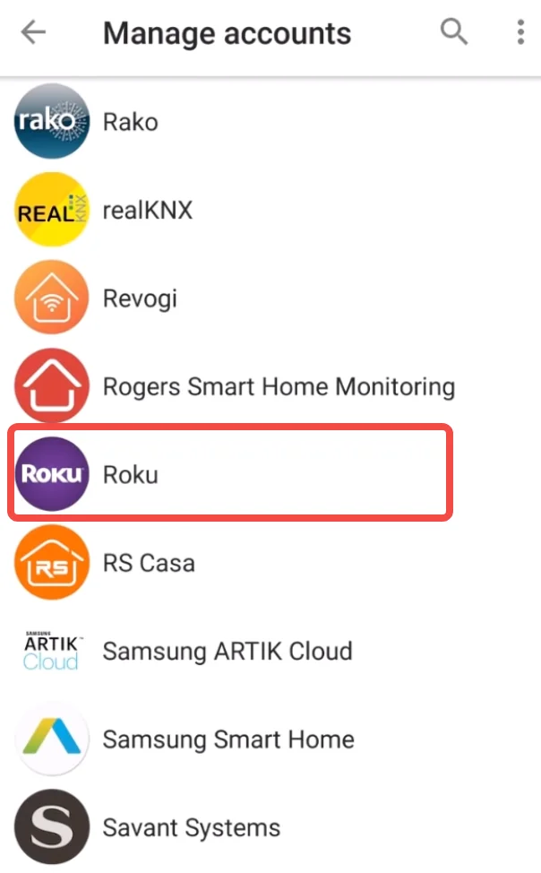 set up Roku account in Google Home