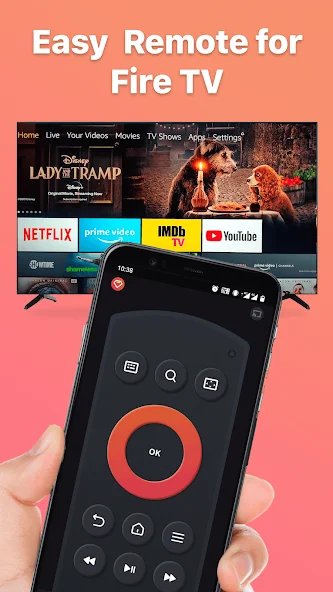 the Fire TV Remote app by BoostVision