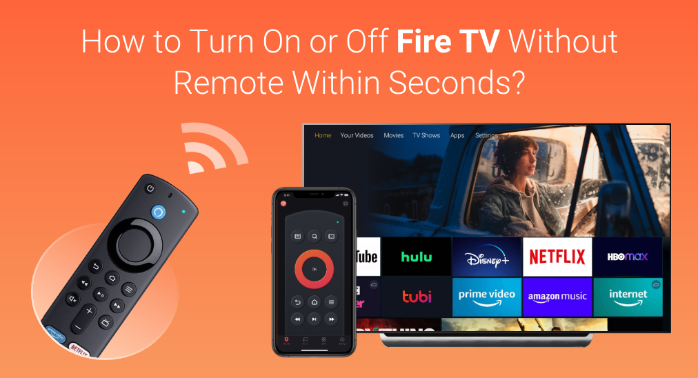 Turn on and off Fire TV without Remote