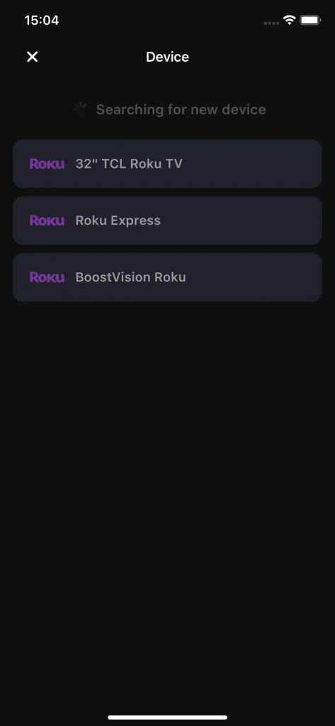 connect a Roku remote app to TV
