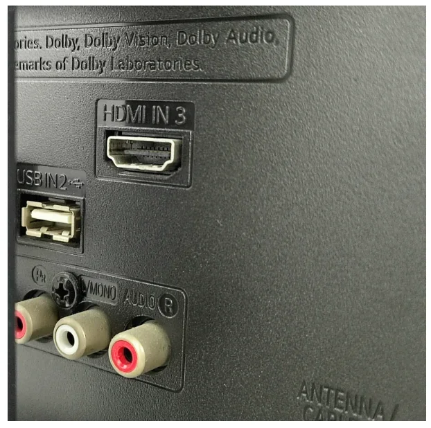 the HDMI ports on LG TV