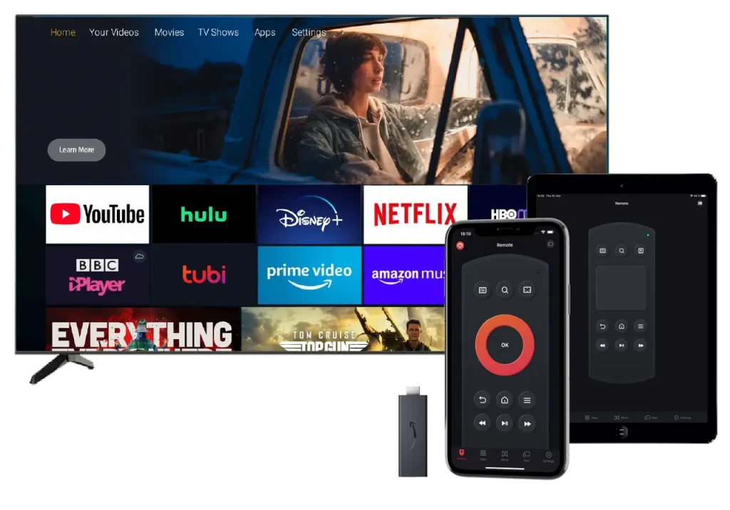 the Fire TV Remote app by BoostVision