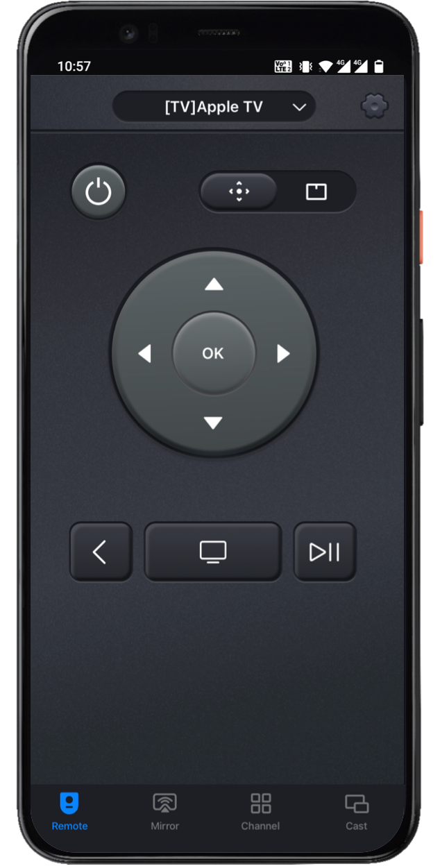 Apple TV Remote Interface