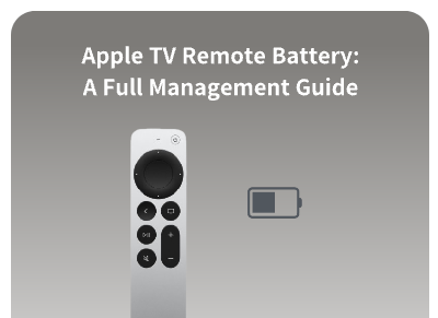 apple tv remote battery