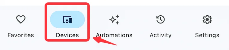 Devices Tab
