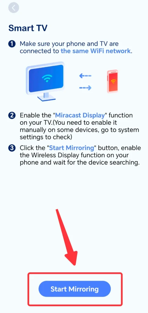 Start Mirroring