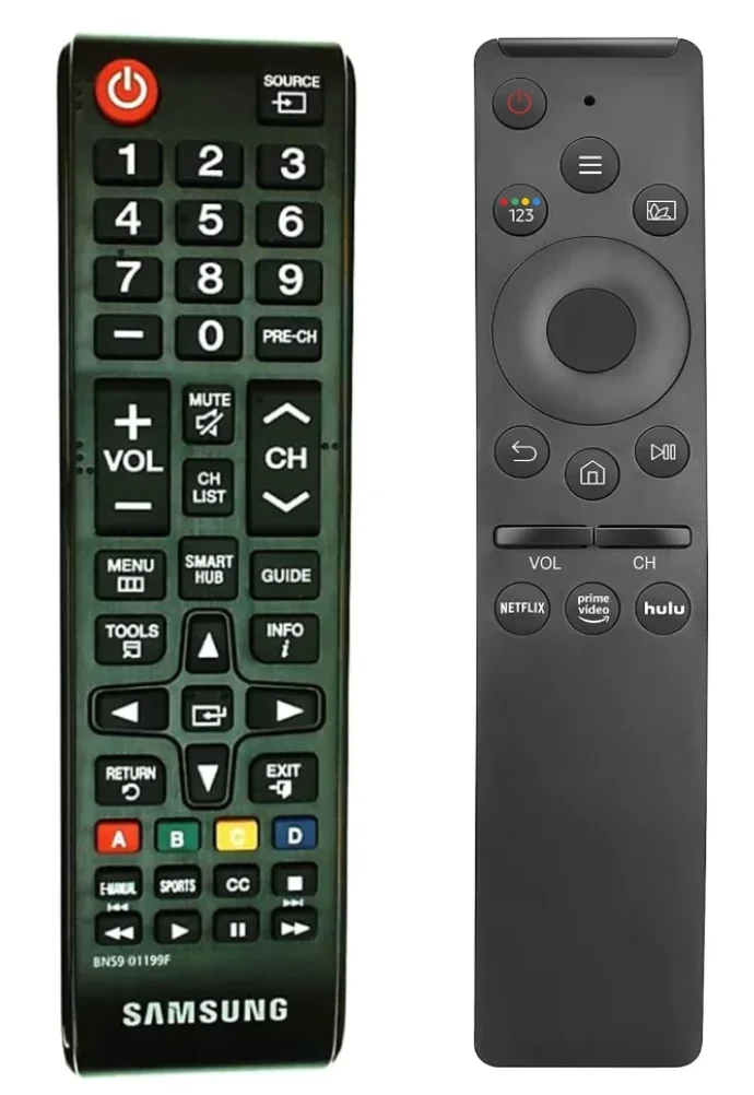 Samsung standard and smart remote