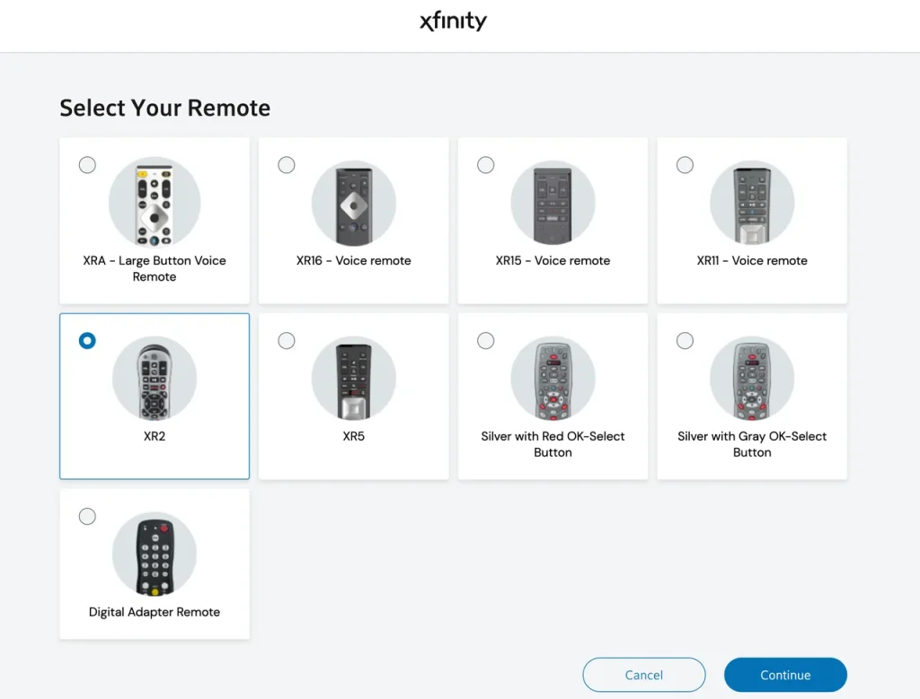 Site de support Xfinity
