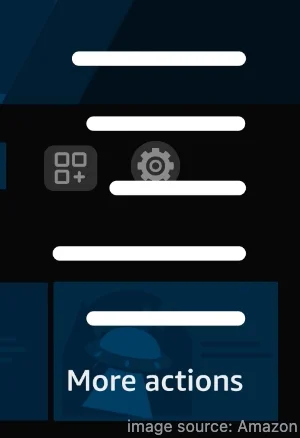 The personalized side panel on FireStick