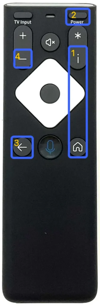 reset Xfinity XR16 remote