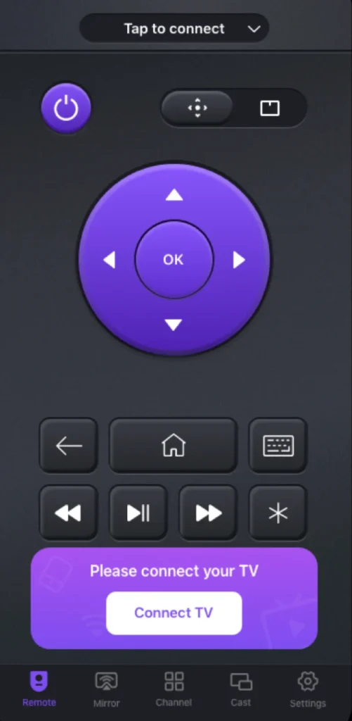 Universal TV Remote app