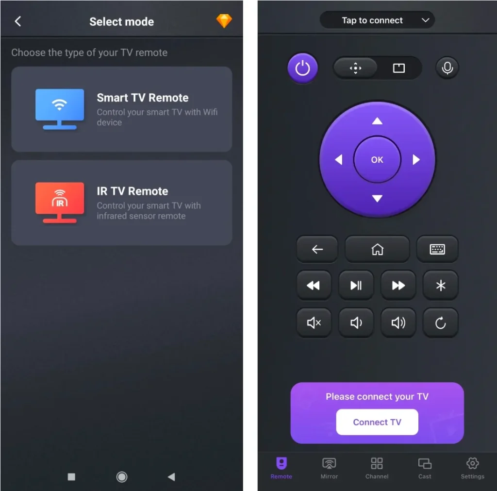 universal TV control app