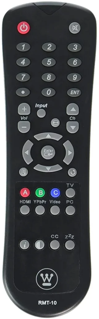 Westinghouse TV IR remote control