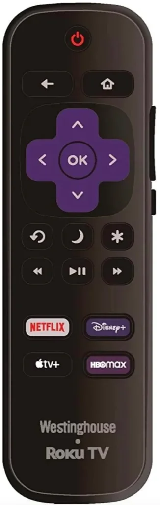 Westinghouse Roku TV remote