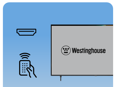 how to change input on Westinghouse TV without remote