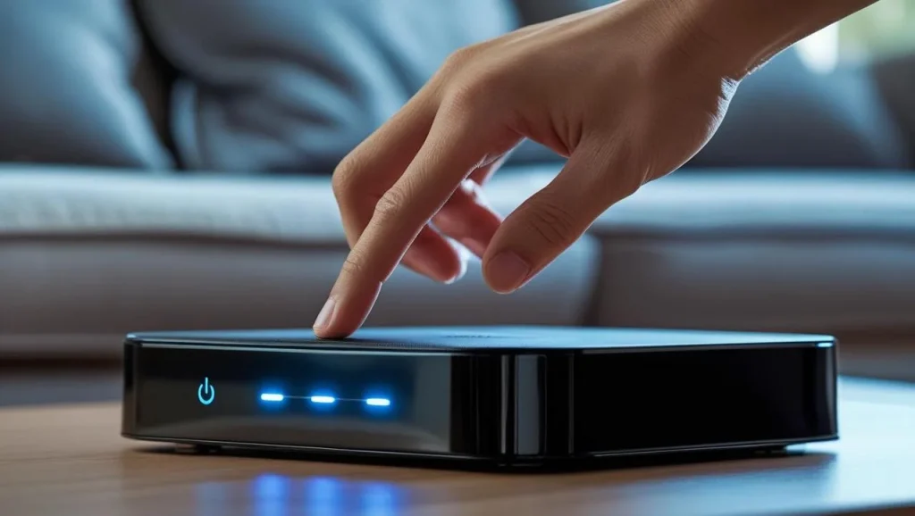 Restart the set-top box